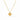 Bee Cameo Solitaire Necklace