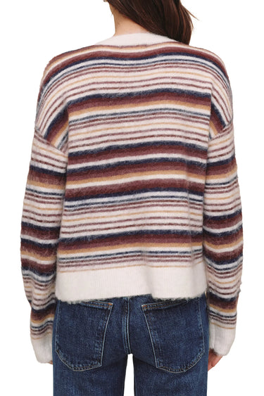 Stripe Crew Neck Sweater