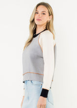 Load image into Gallery viewer, Colorblock Raglan Sweater
