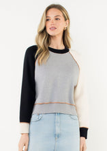 Load image into Gallery viewer, Colorblock Raglan Sweater
