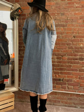 Load image into Gallery viewer, Patched Denim Duster
