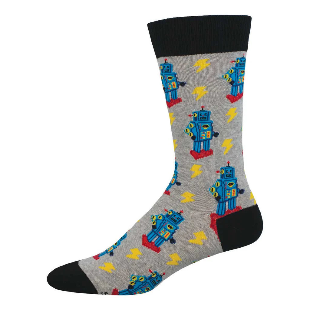 Charge Of The Robots Sock