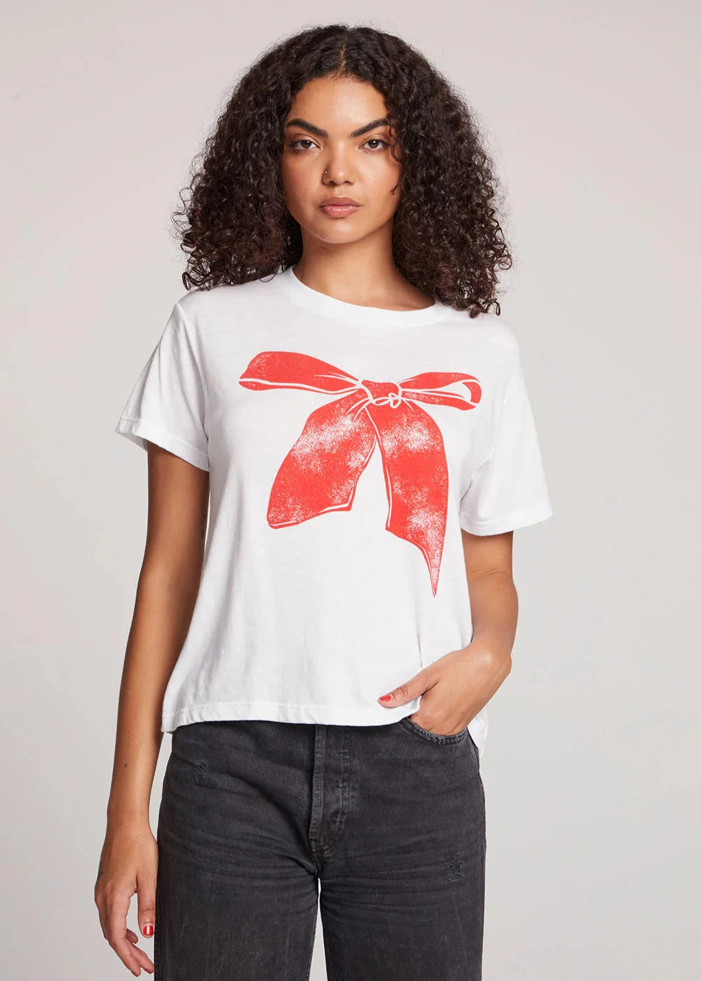 Red Bow Tee