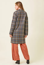Load image into Gallery viewer, Long Plaid Jacket
