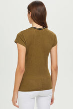 Load image into Gallery viewer, Gold Tipped Ringer Tee
