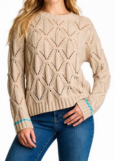 Cable Crew Sweater