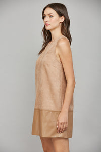 Suede Shift Dress
