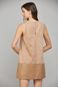 Suede Shift Dress