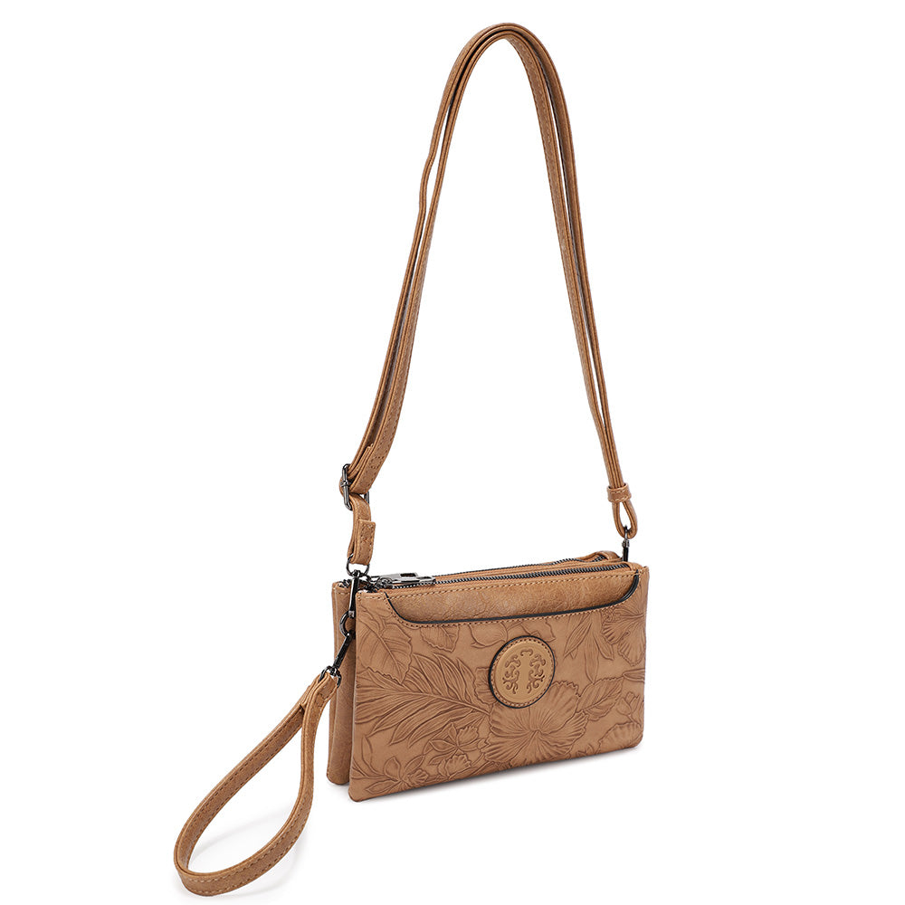 Tooled Crossbody