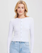 Load image into Gallery viewer, Pointelle Crop Cardi
