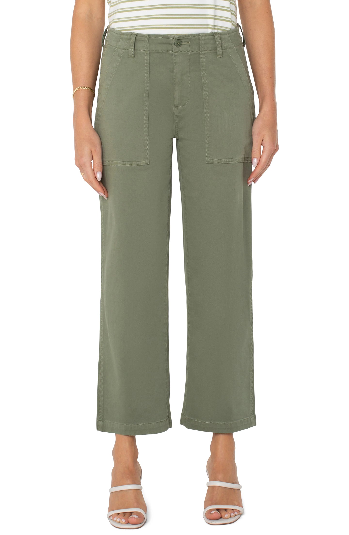 Cargo Crop Wide Leg