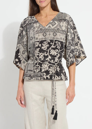Ipanema Printed Dolman Sleeve Top
