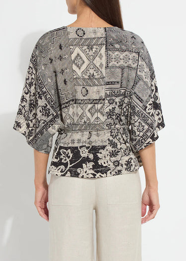 Ipanema Printed Dolman Sleeve Top