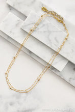 Load image into Gallery viewer, 2 Layer Dainty Bead Necklace
