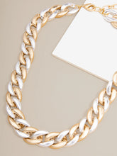 Load image into Gallery viewer, Linked Curbed Chain Necklace
