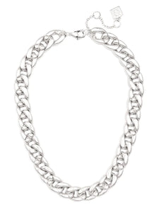 Linked Curbed Chain Necklace