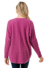 Load image into Gallery viewer, Cozy Check Zipper Top
