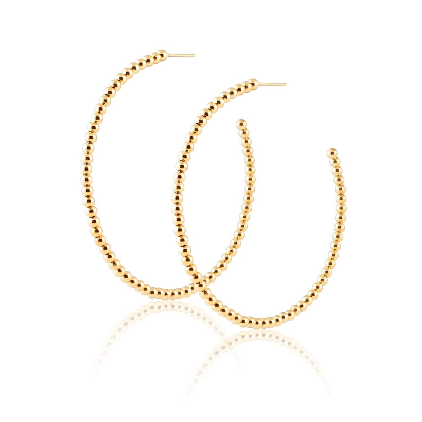 Chelsea Large Beaded Hoop