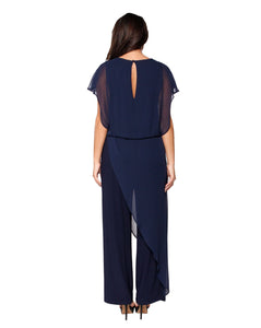 Chiffon Overlay Jumpsuit