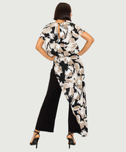 Load image into Gallery viewer, Chiffon Overlay Jumpsuit
