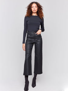 Coated Flare Pant