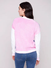 Load image into Gallery viewer, Colorblock V Neck Sweater
