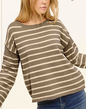 Load image into Gallery viewer, Striped Crew Sweater
