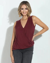 Load image into Gallery viewer, Cupro Surplice Sleeveless Top
