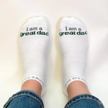 Load image into Gallery viewer, I Am A Great Dad Socks
