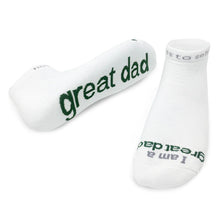 Load image into Gallery viewer, I Am A Great Dad Socks
