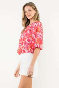 Dot Print Blouse