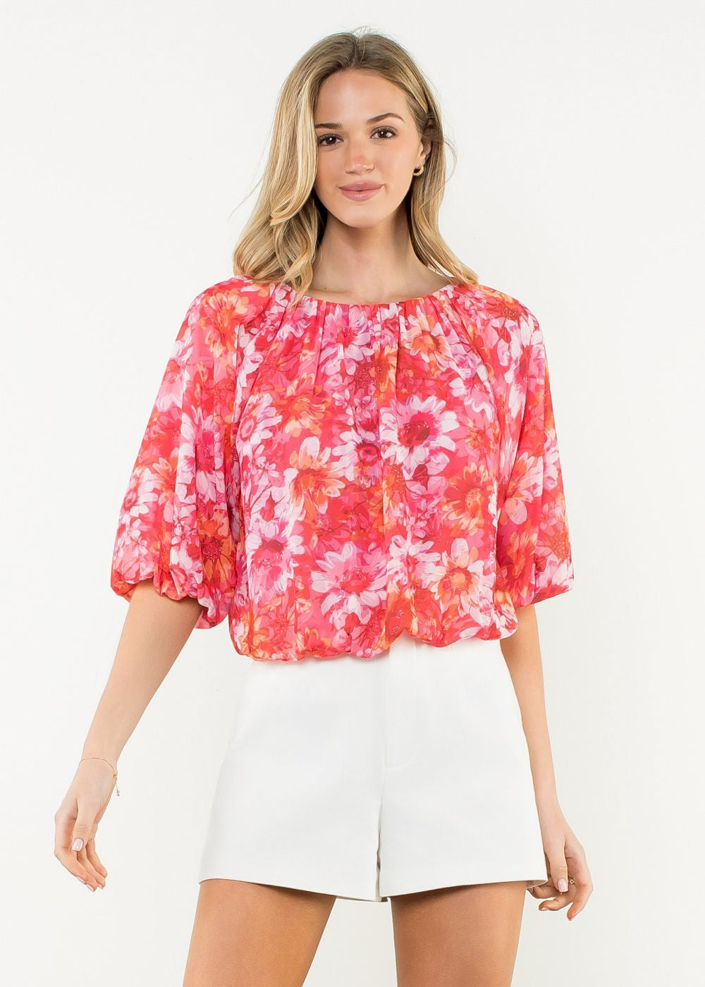 Dot Print Blouse