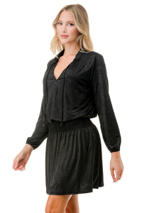 Drop Waist Mini Dress