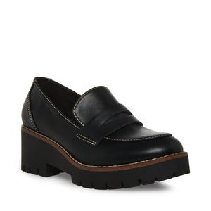 Wedge Lug Sole Penny Loafer