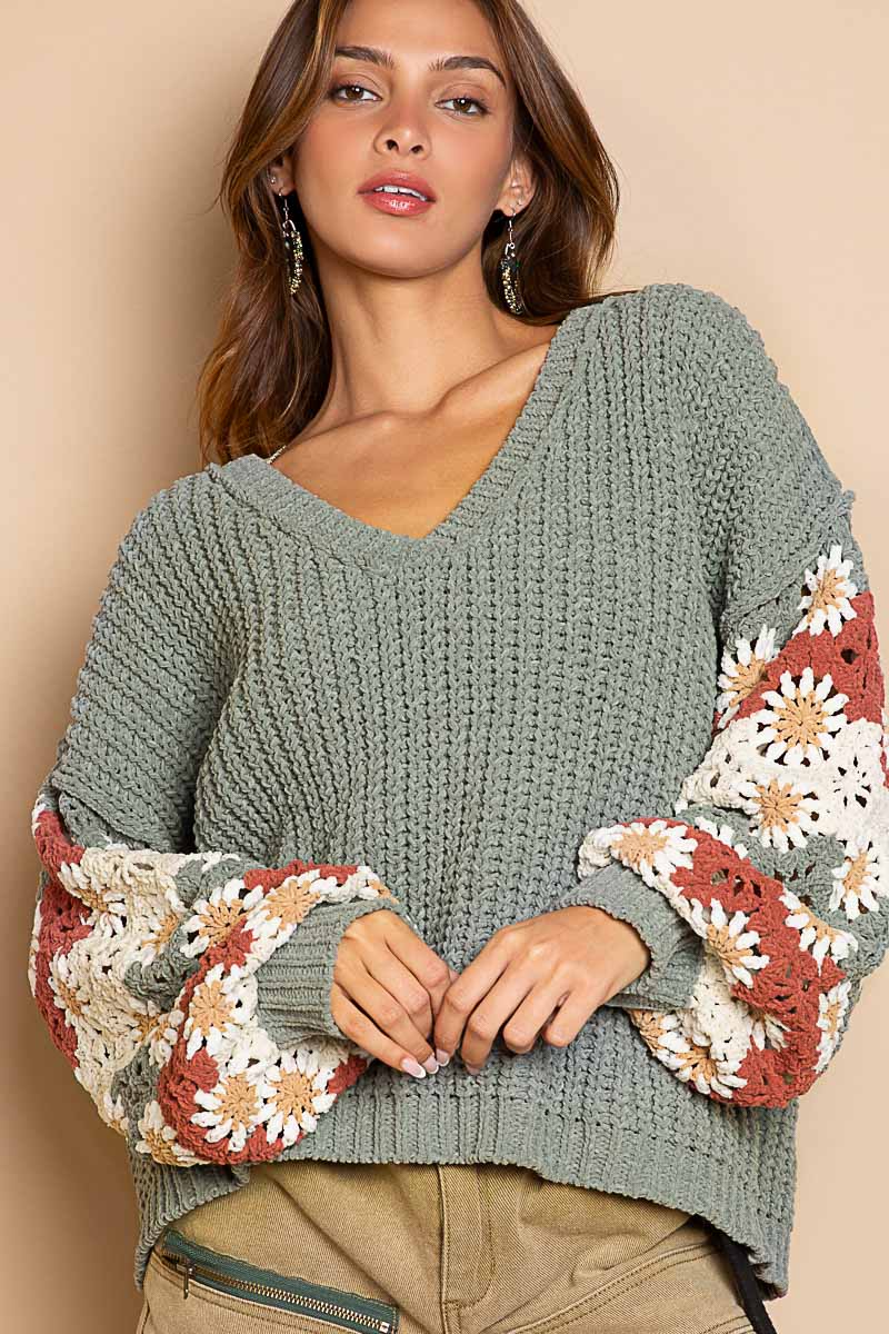 Granny Square Sweater