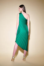 Load image into Gallery viewer, One Shoulder Pleated Dress
