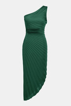 Load image into Gallery viewer, One Shoulder Pleated Dress
