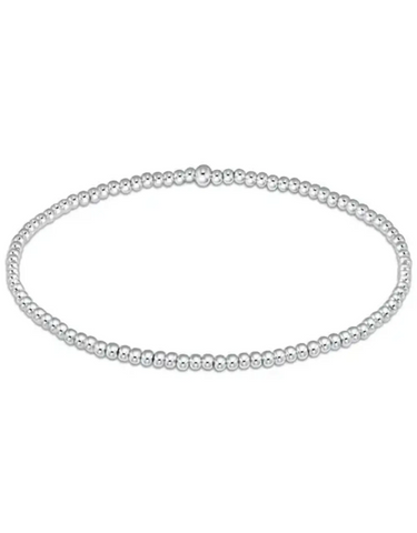 2MM Classic Beaded Bracelet