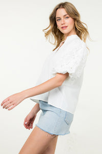 Eyelet Top