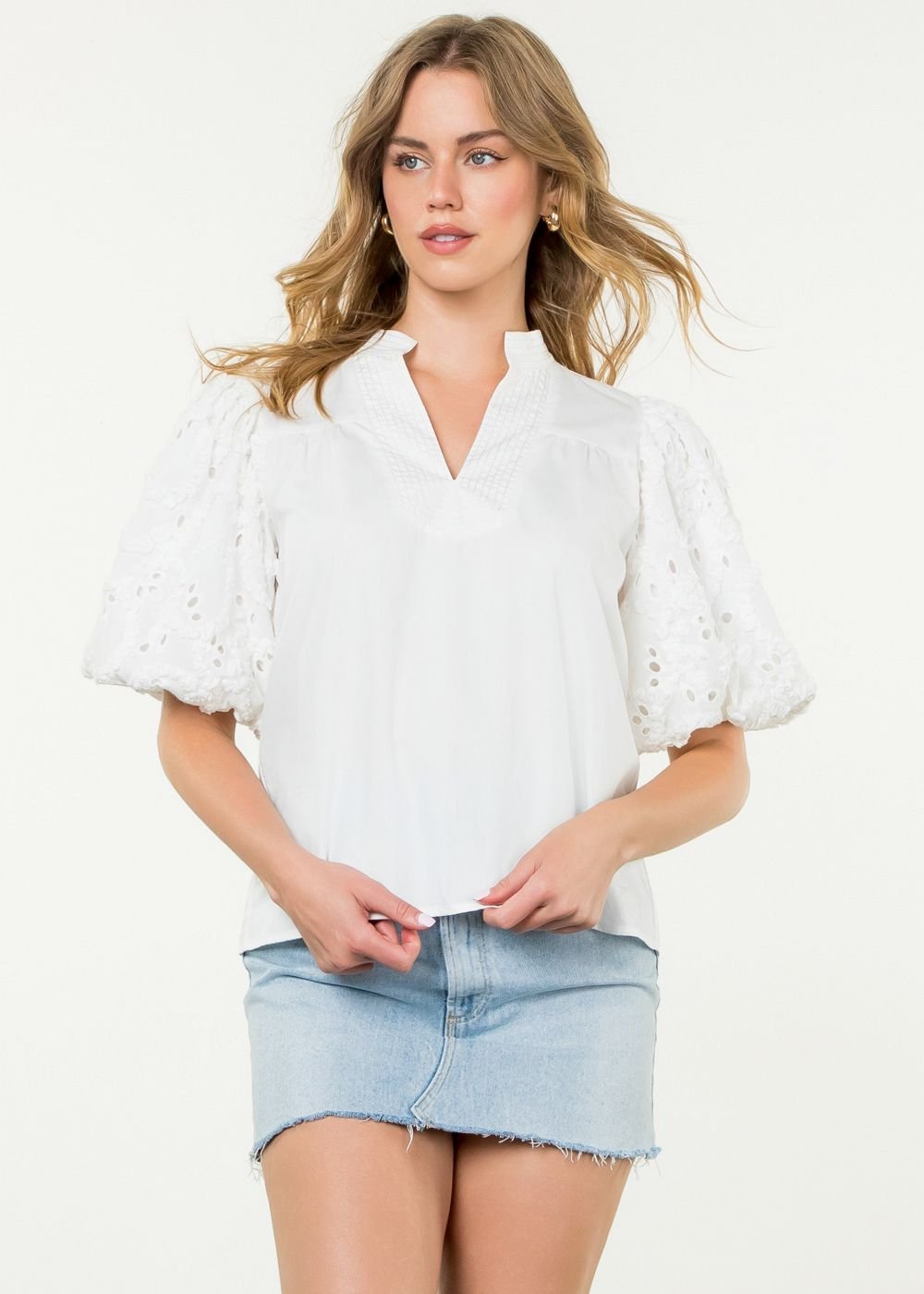 Eyelet Top