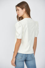 Load image into Gallery viewer, Faux Leather Top
