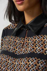 Vegan Trim Print Top