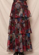 Load image into Gallery viewer, Floral Tiered Skirt
