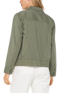 Button Front Cargo Jacket