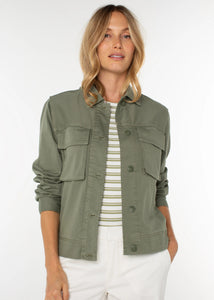 Button Front Cargo Jacket