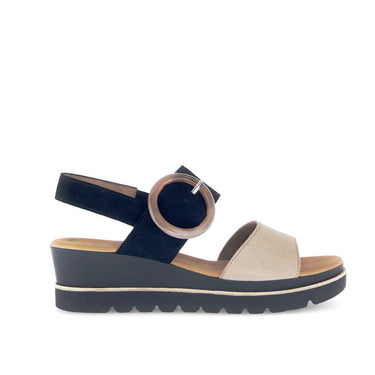 Buckle Wedge Sandal