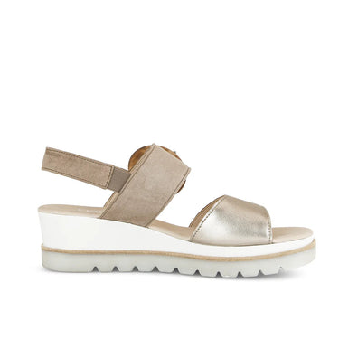 Buckle Wedge Sandal