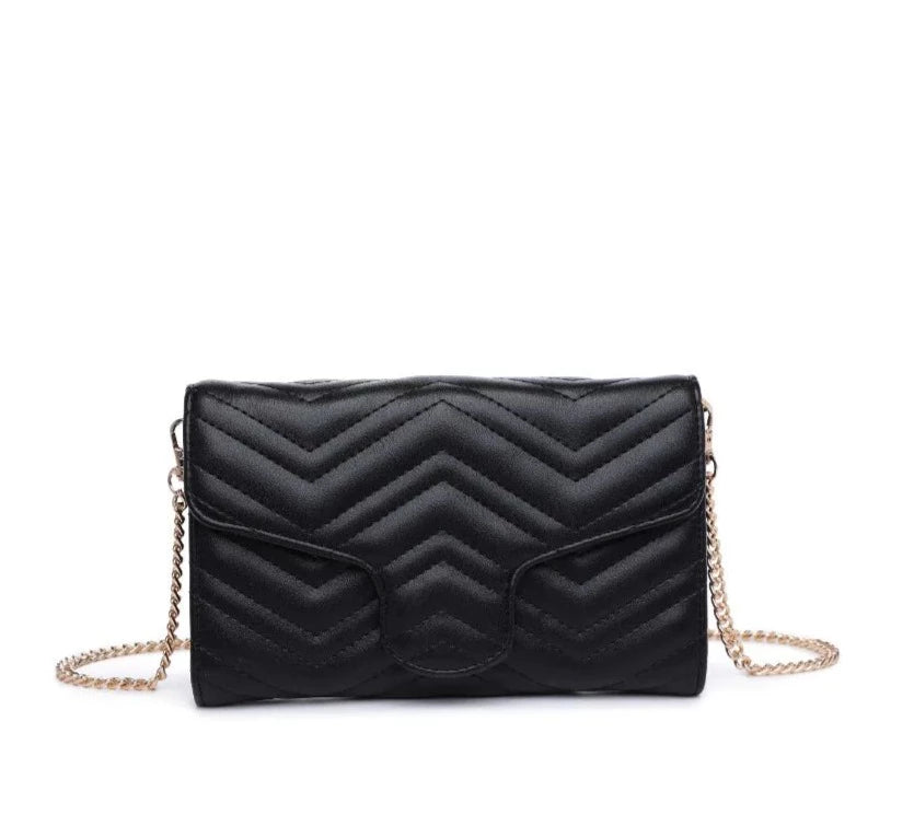 Gabriella-Quilted Flap Crossbody