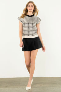 Grid Sweater