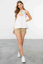 Load image into Gallery viewer, Halter Neck Embroidered Top
